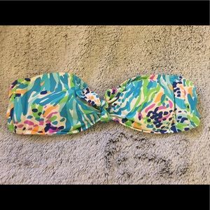 lilly pulitzer bandeau bikini top